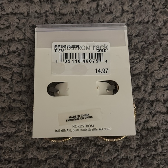 Melrose and Market Gold Hoop Earrings - Picture 2 of 2